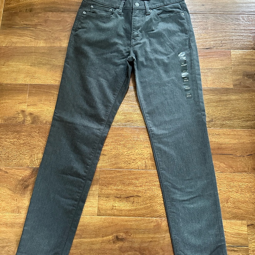 NEW men’s Banana Republic Gray Travel Jeans 30x30
